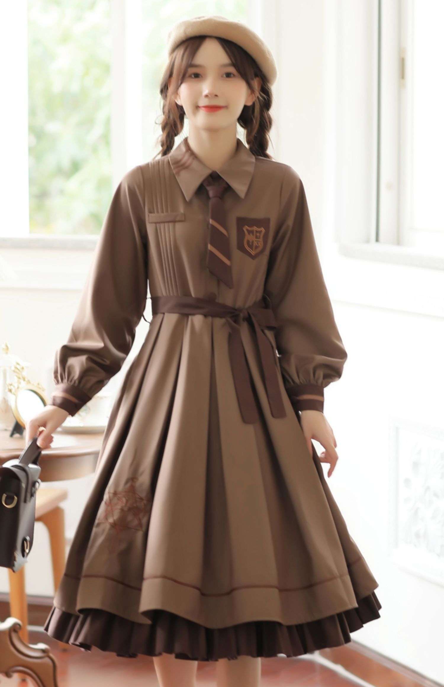 セーラー服 学園風レトロワンピース
