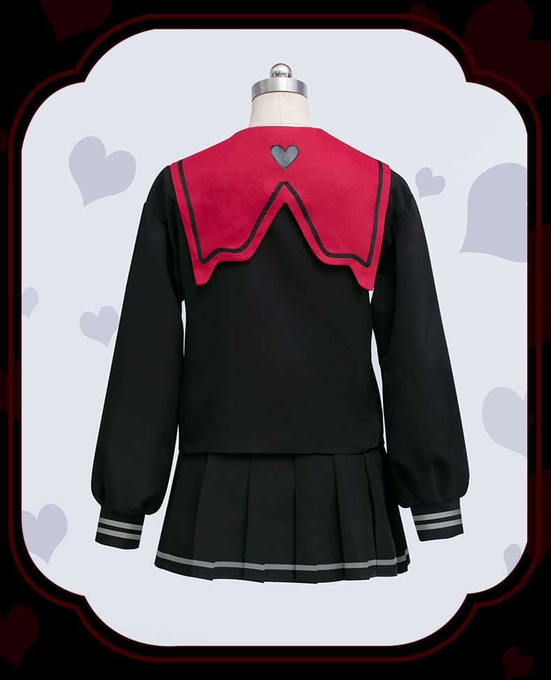 セーラー服 風コスプレ衣装 リボン付き制服セット