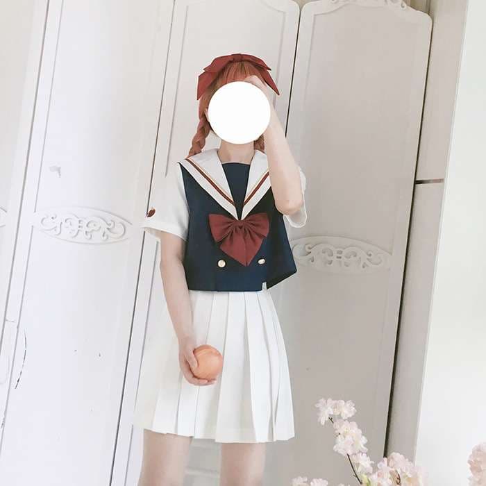 セーラー服 クラシック風 長袖制服セット