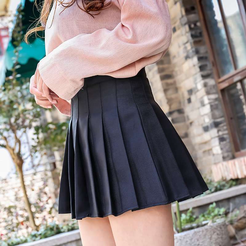 セーラー服 プリーツチェックミニスカート