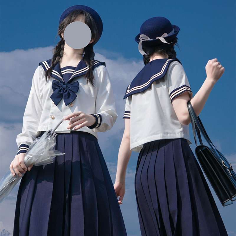 セーラー服 清楚可愛い制服風セーラーコスチューム