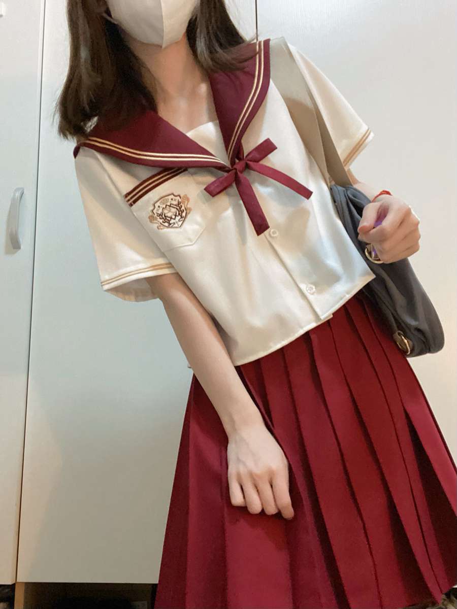 セーラー服 クラシカル学生服 リボン付きセーラー