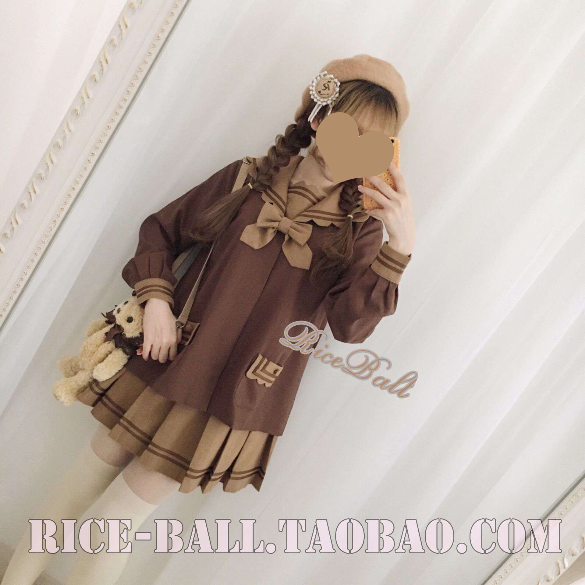 セーラー服 クラシックセーラー風ブラウンジャケット