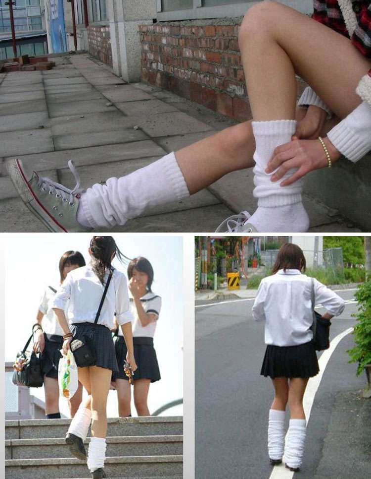 セーラー服 ルーズソックス 制服用ハイソックス