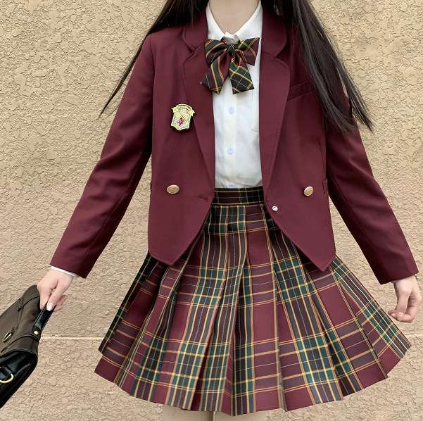 セーラー服 学園風制服 プリーツスカートセット