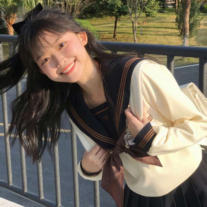セーラー服 学生風 長袖制服セット