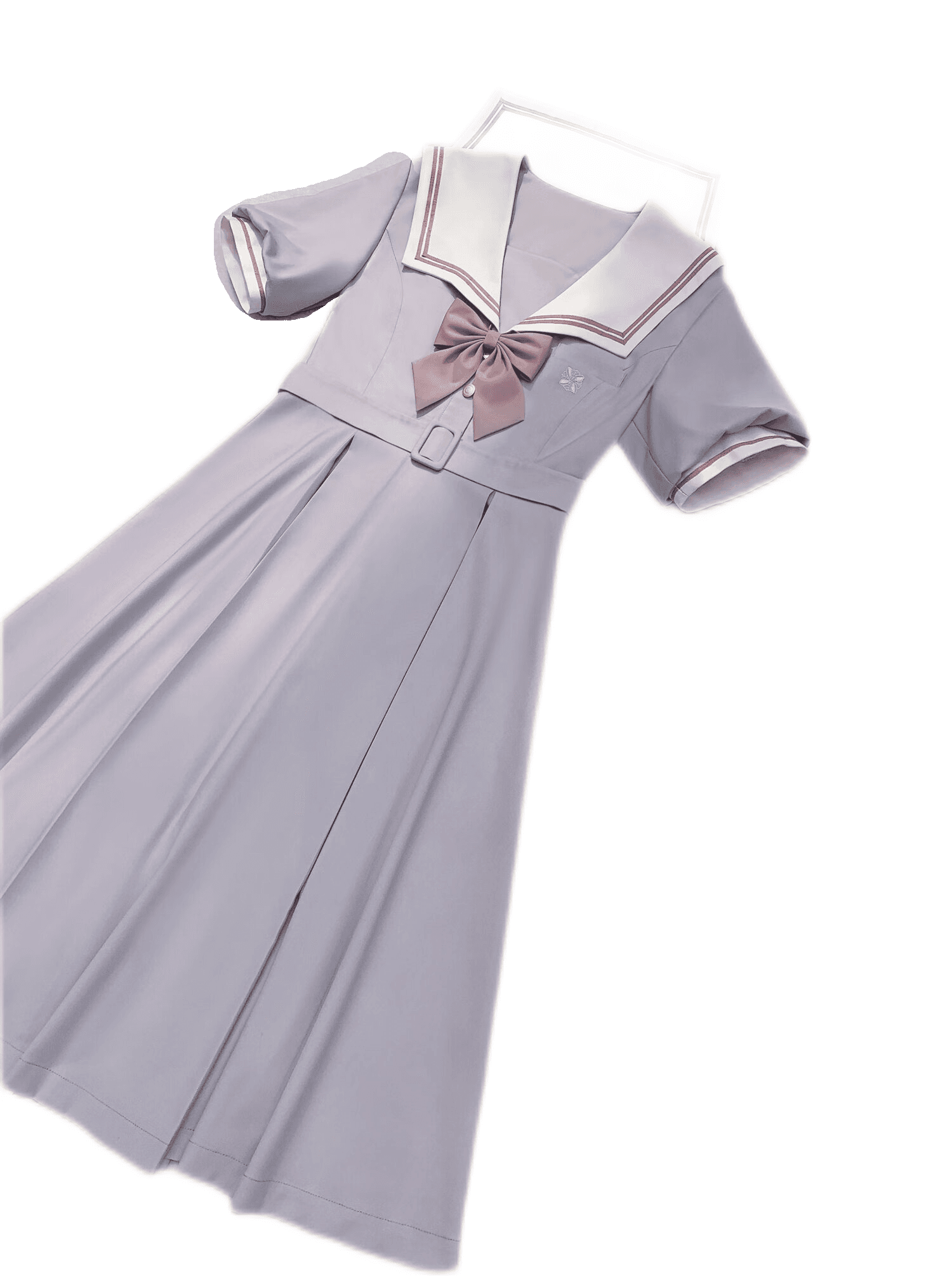 セーラー服 清楚な雰囲気のセーラーカラーワンピース