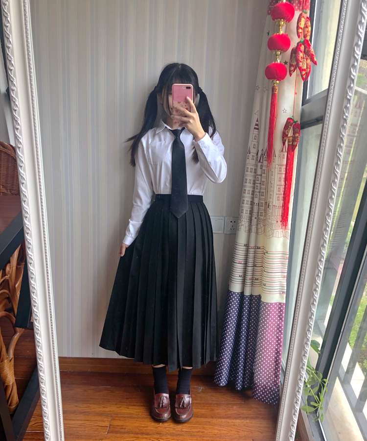 セーラー服 プリーツロングスカート 風制服