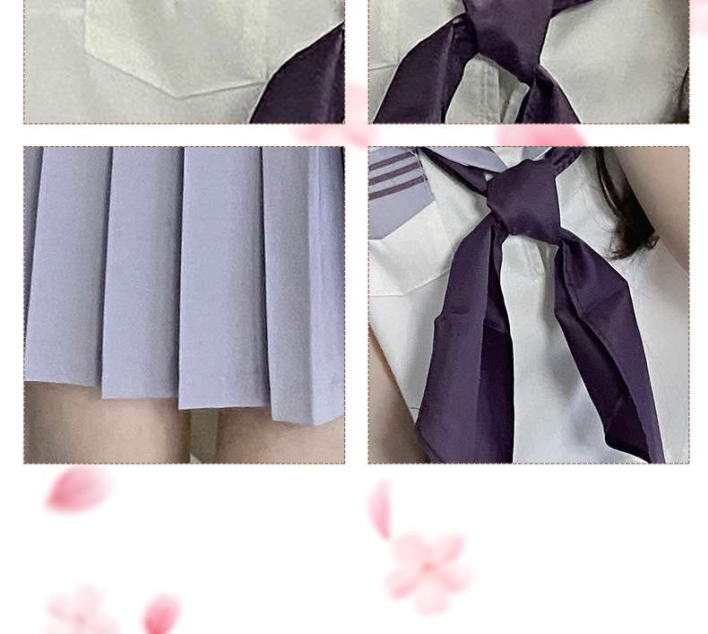 セーラー服 可愛らしいリボンの 制服