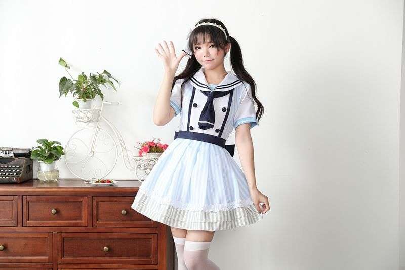 セーラー服 アニメ lovelive 海賊未覚醒コスプレスーツ