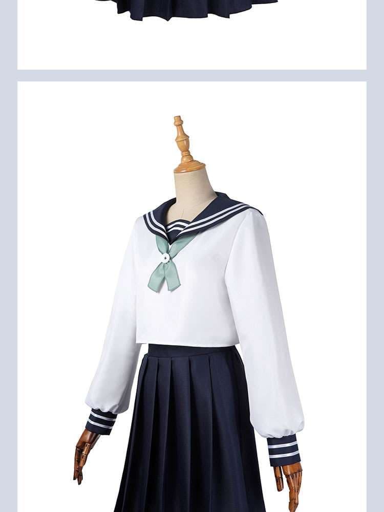 セーラー服 クラシック コスプレ衣装 長袖プリーツスカートセット