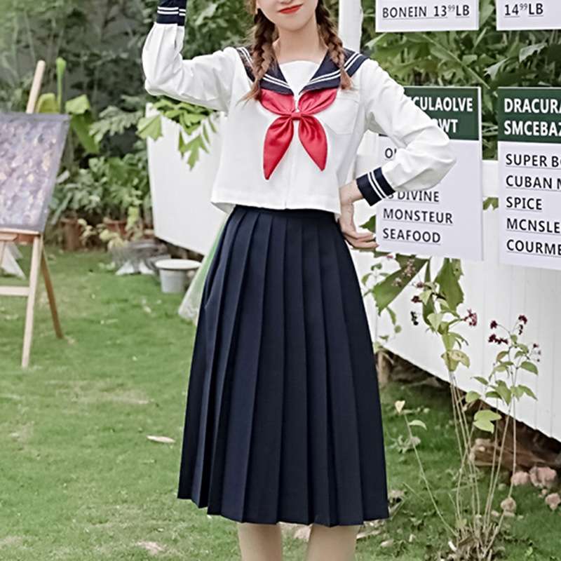セーラー服 クラシック 紺白コンビ