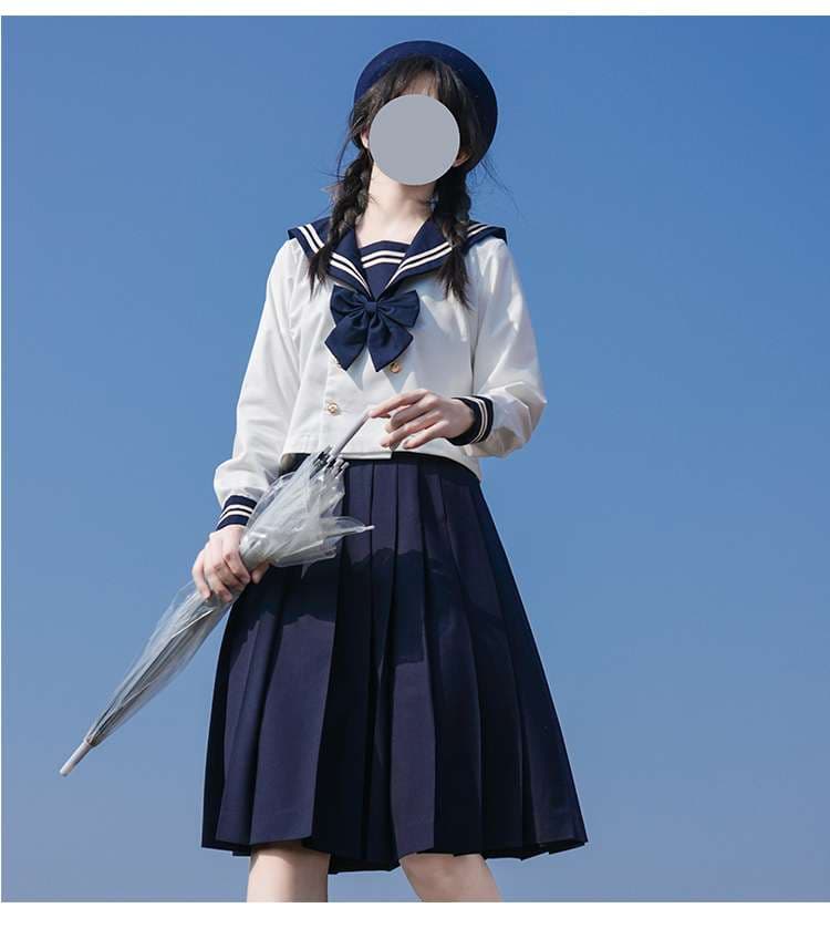 セーラー服 清楚可愛い制服風セーラーコスチューム
