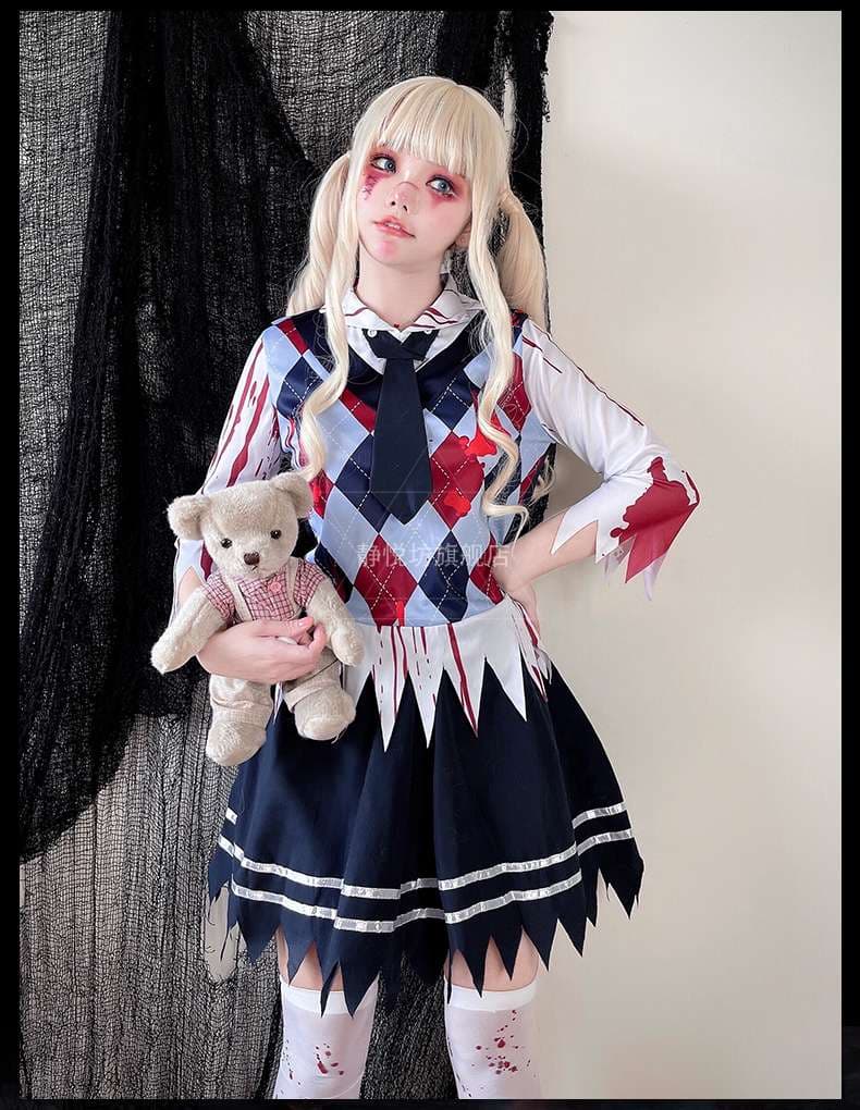 セーラー服 ホラー風 コスチューム