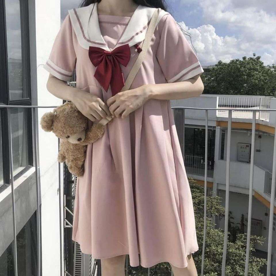 セーラー服 ふわり可愛いセーラー風ワンピース