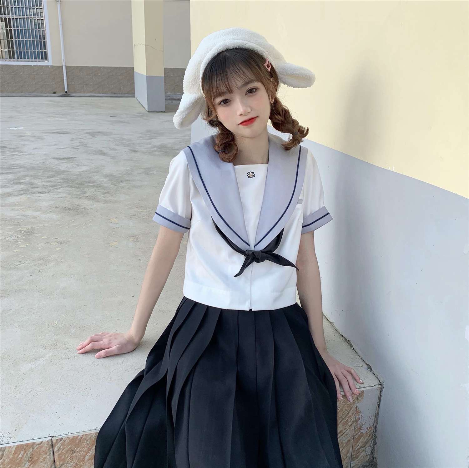 セーラー服 オリジナル学生服 ブルー 夏服