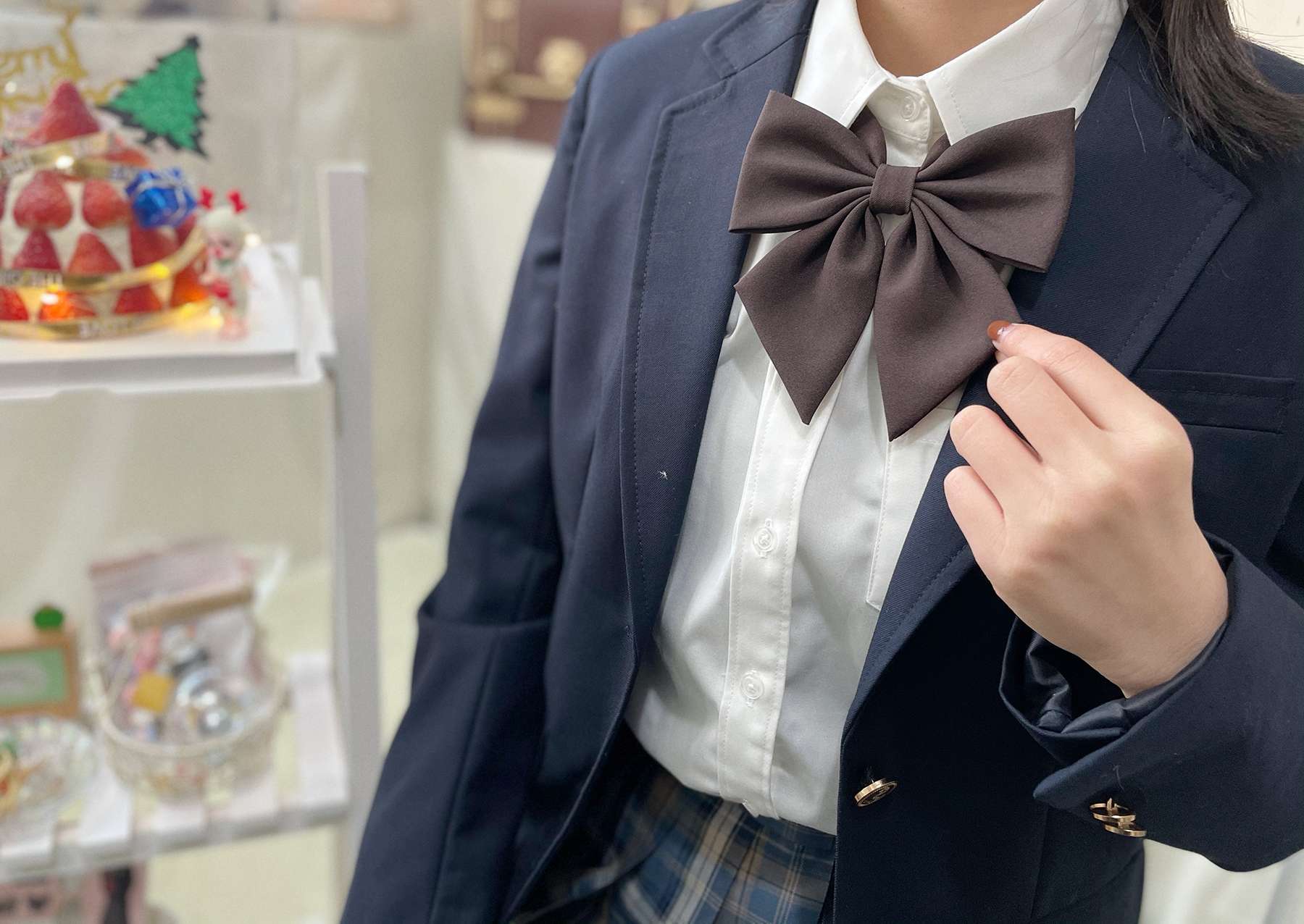 セーラー服 学生制服用カラフルリボンタイ