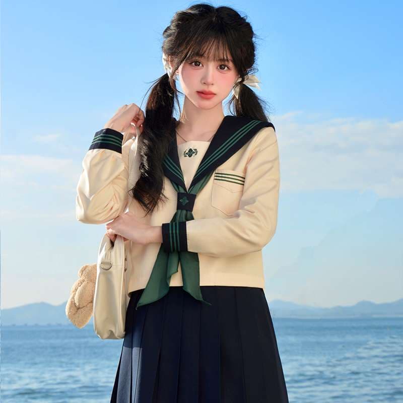 セーラー服 清楚可愛い学園風 コスプレセット
