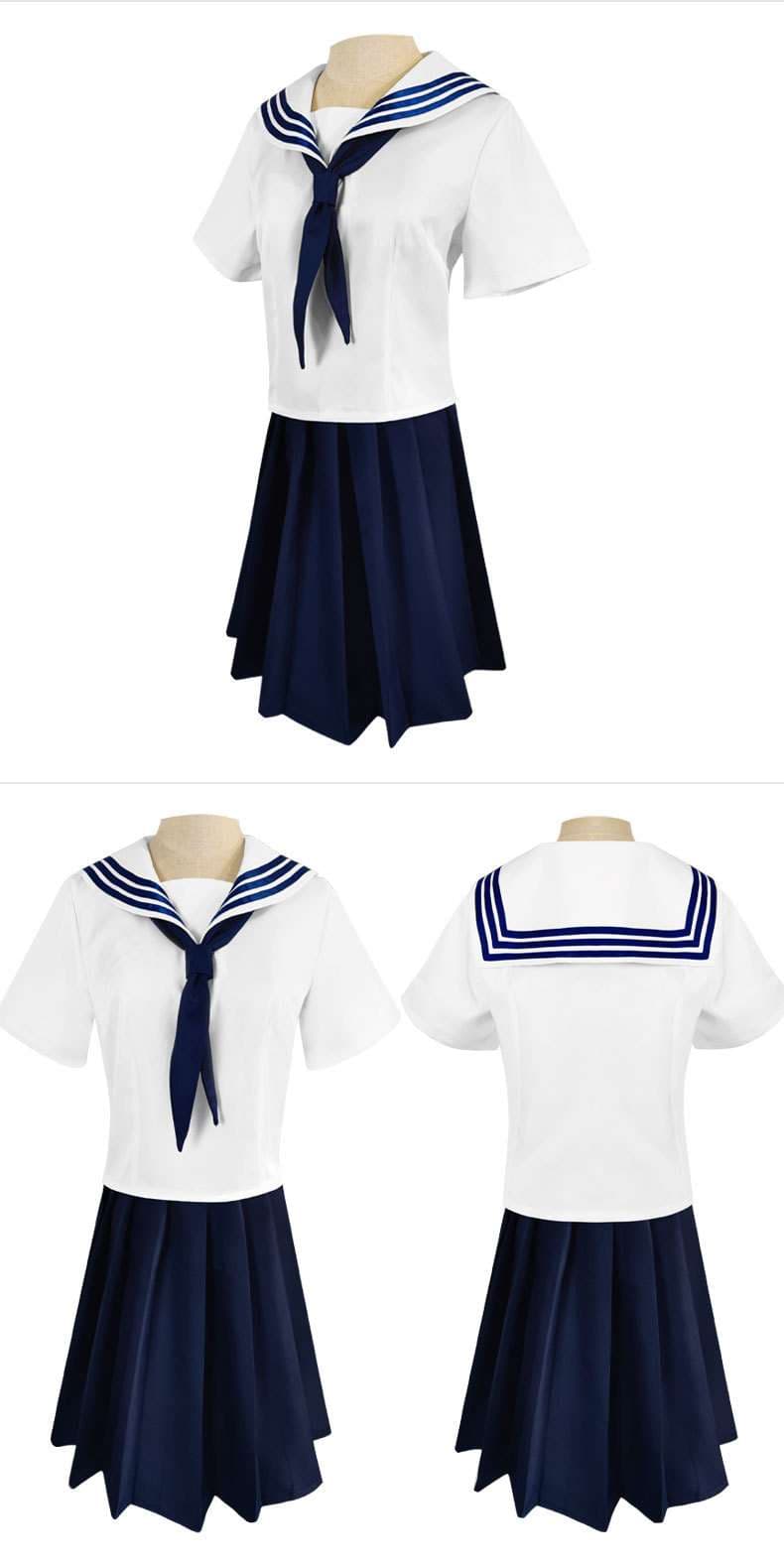 セーラー服 アニメ風 コスプレセット