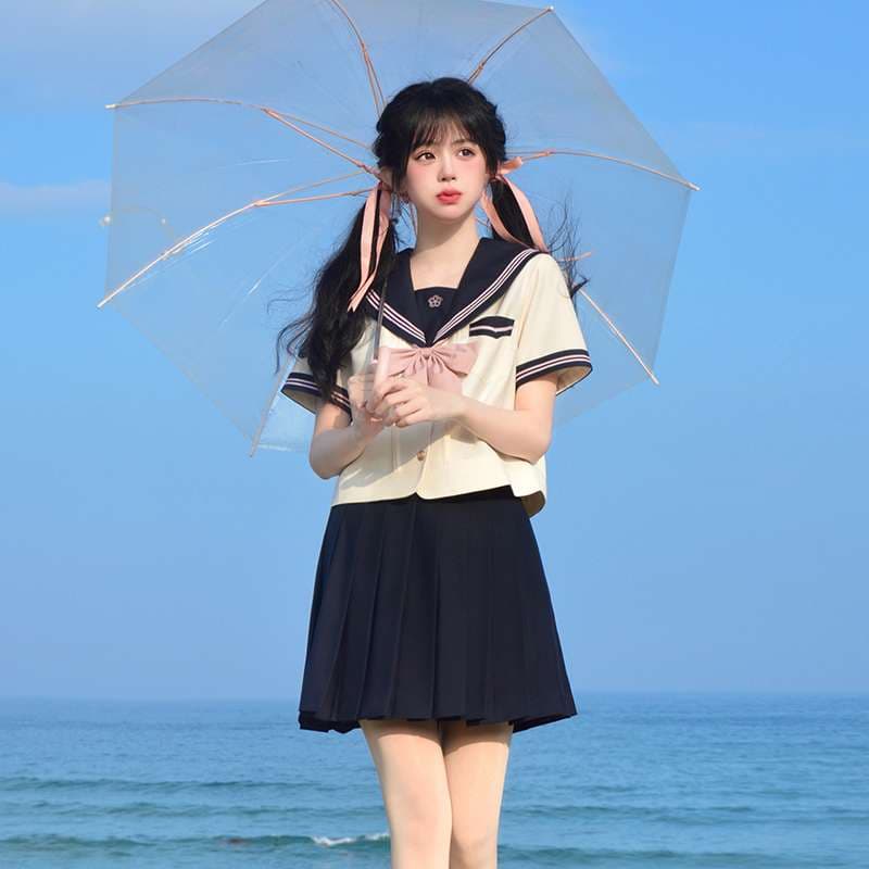 セーラー服 夏の海辺 コスプレ衣装