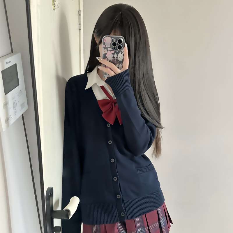 セーラー服 風カーディガンセット