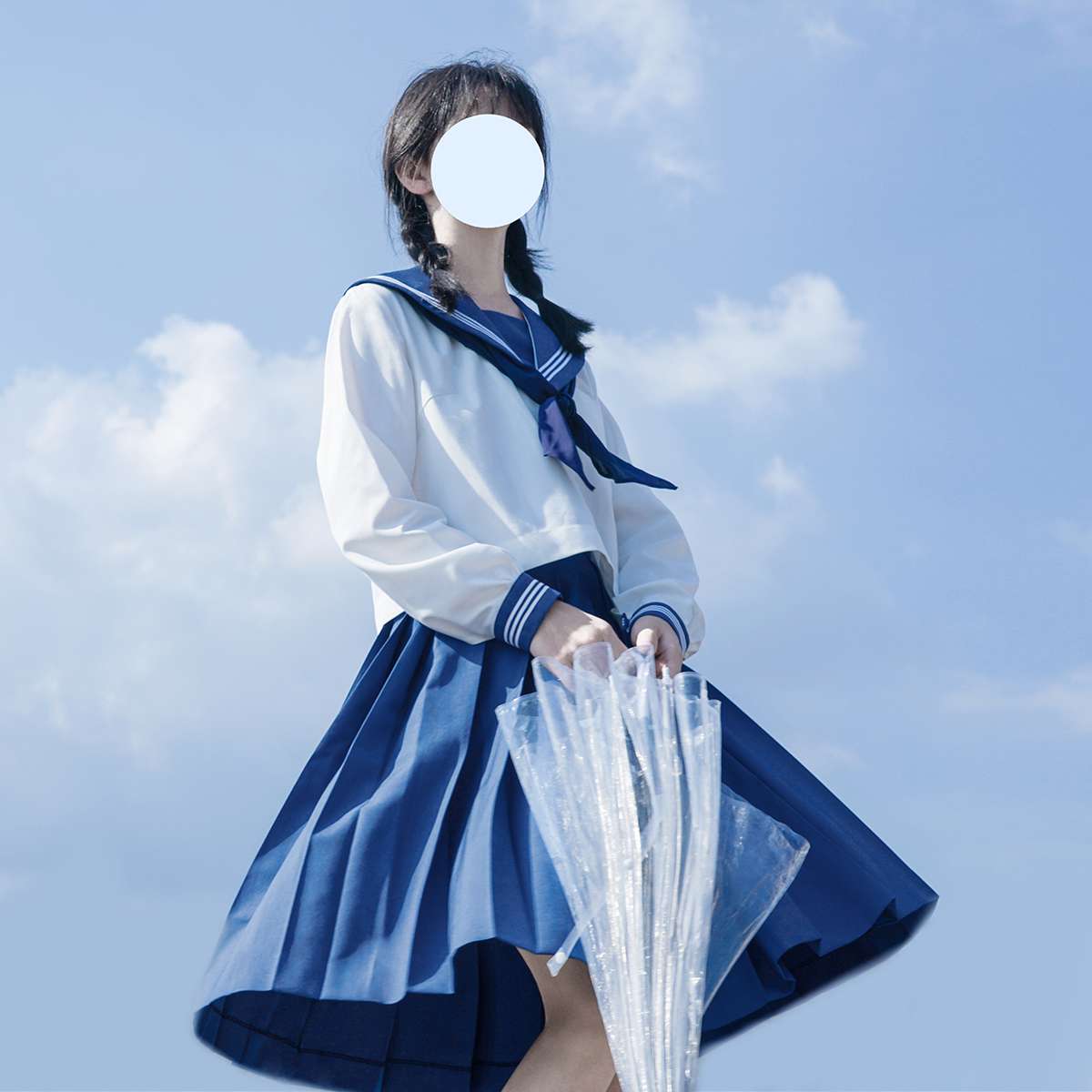 セーラー服 清涼感溢れる 上下セット