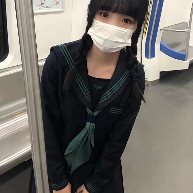 セーラー服 クラシック ホワイト＆ネイビー
