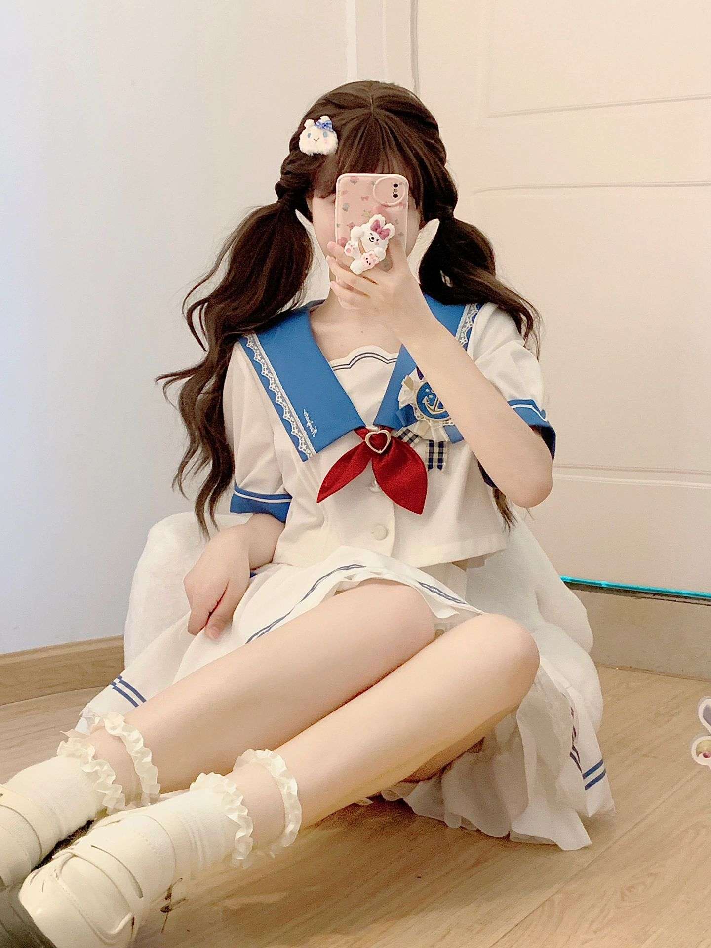 セーラー服 海軍風セーラーコスプレワンピース