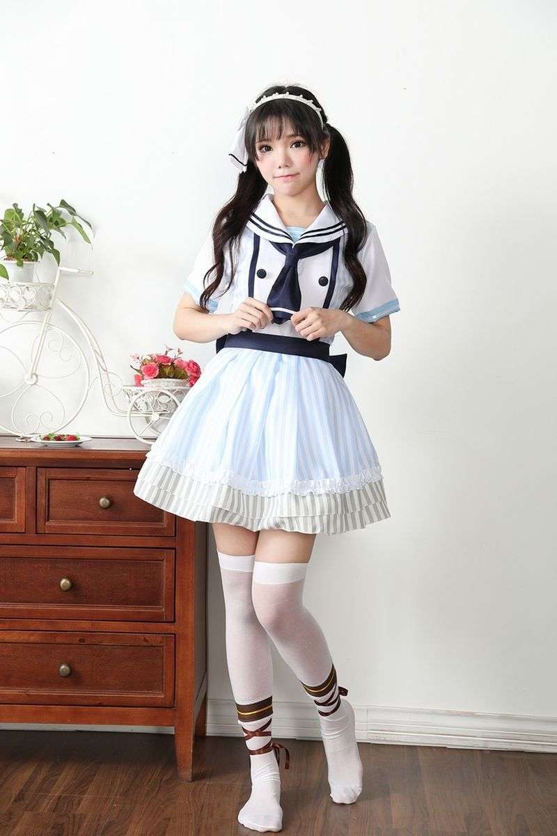 セーラー服 アニメ lovelive 海賊未覚醒コスプレスーツ