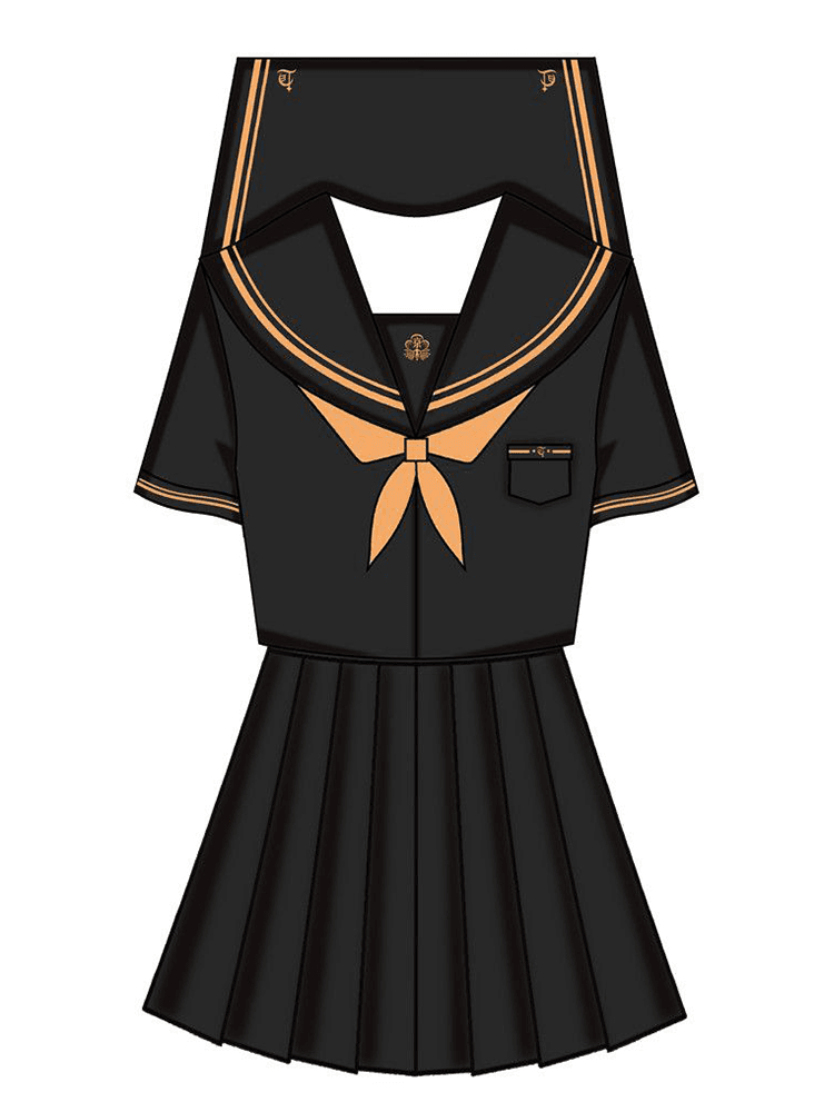 セーラー服 リボン飾り付き正統派
