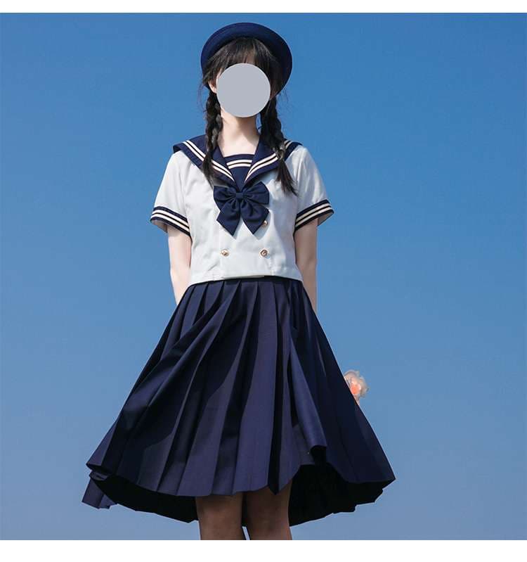 セーラー服 清楚可愛い制服風セーラーコスチューム