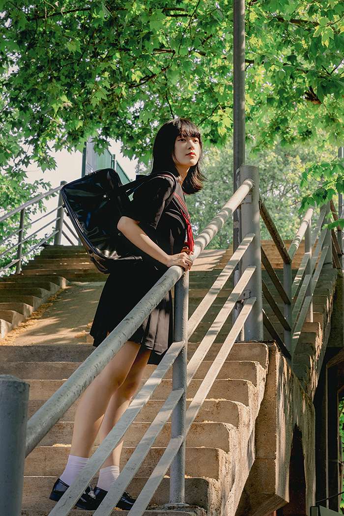 セーラー服 赤リボン 上下セット