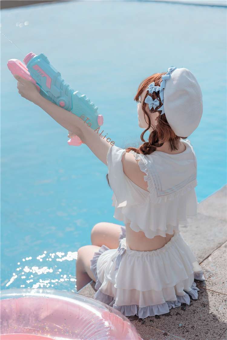 セーラー服 フリルたっぷりセーラー風水着セット