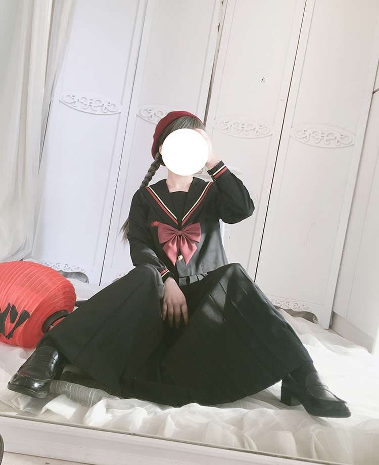 セーラー服 レトロ風セーラーカラー制服ジャケット