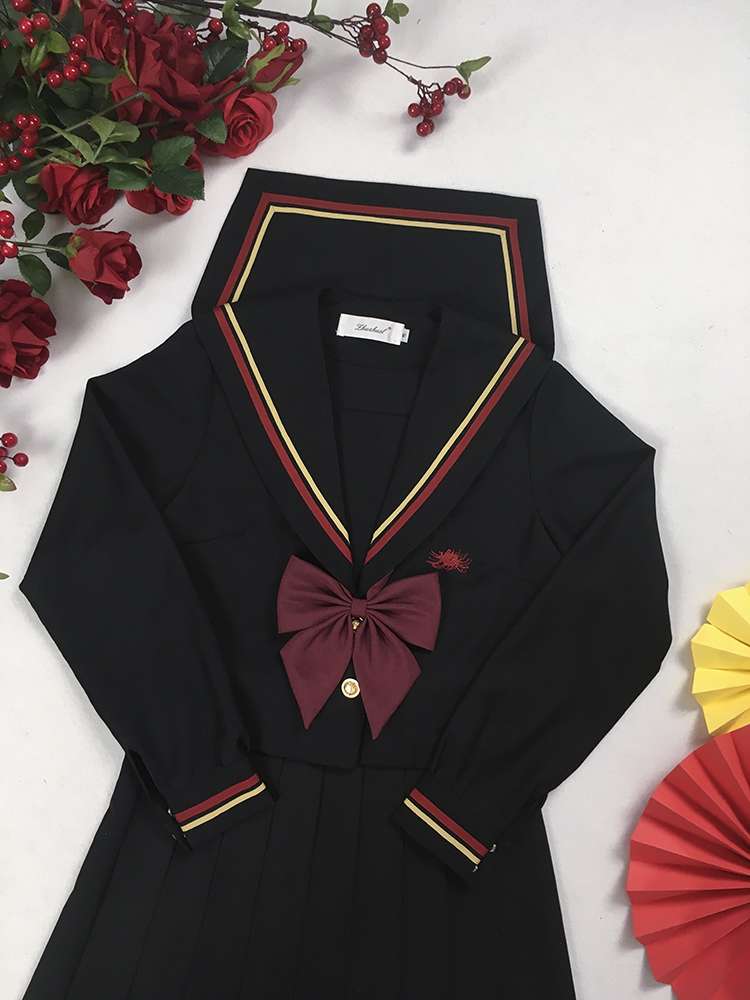 セーラー服 レトロ風セーラーカラー制服ジャケット
