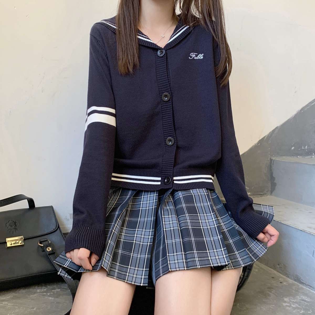 セーラー服 学園風セーラーカーディガン