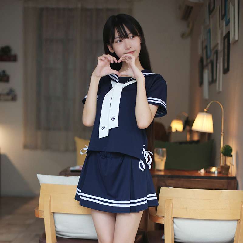 セーラー服 清楚可愛い学園風 上下セット