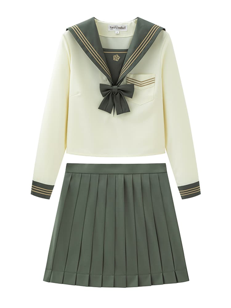 セーラー服 クラシック星章セーラー長袖ブラウス