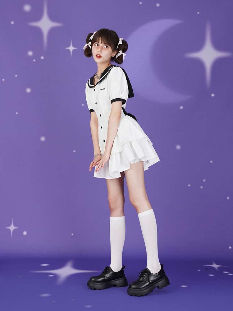 セーラー服 星空セーラーガール ミニワンピース