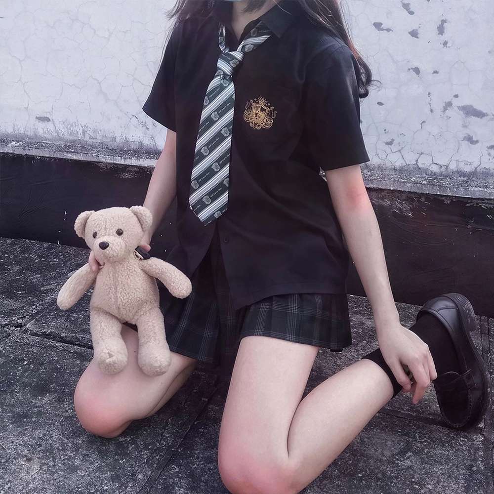 セーラー服 ショートスカート＆セーターカーディガンセット