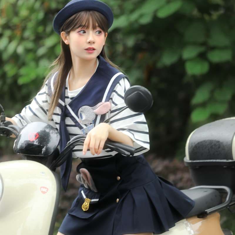 セーラー服 海洋モチーフ セーラーカジュアルセット