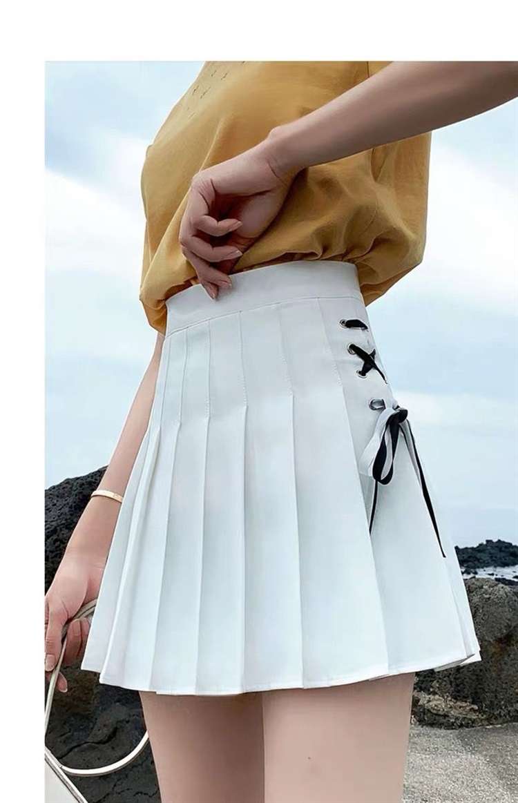 セーラー服 レースアップ プリーツスカート