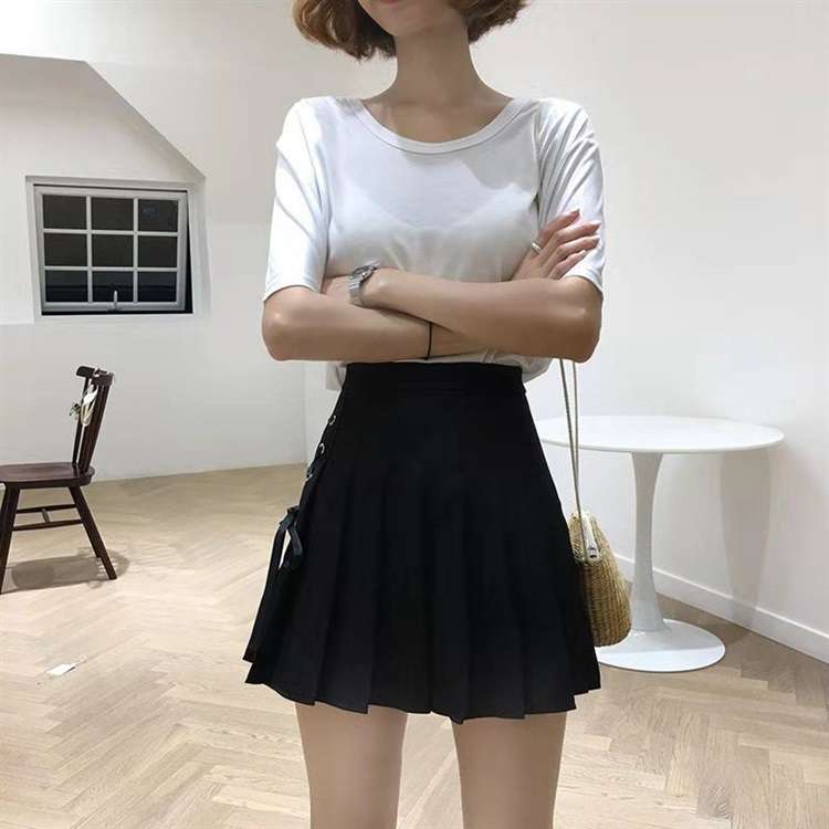 セーラー服 レースアップ プリーツスカート