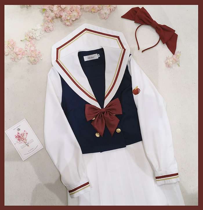 セーラー服 クラシック風 長袖制服セット
