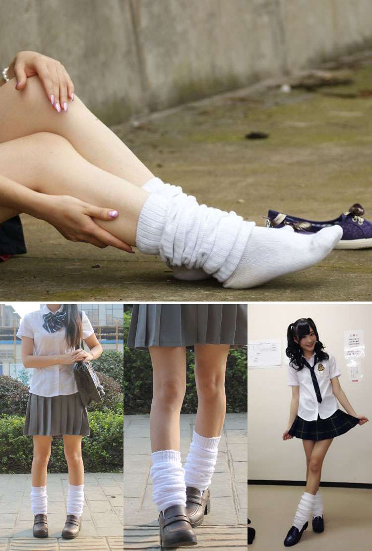 セーラー服 ルーズソックス 制服用ハイソックス