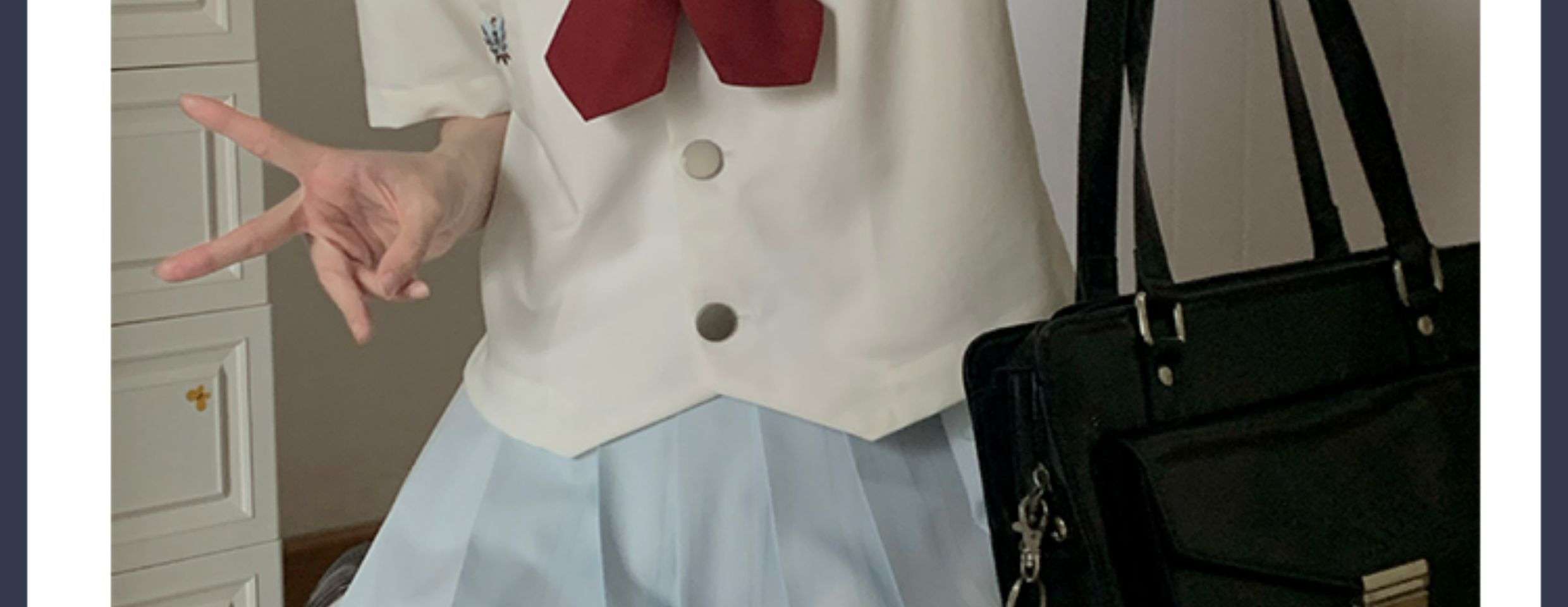 セーラー服 キュートなセーラー風ミニワンピース