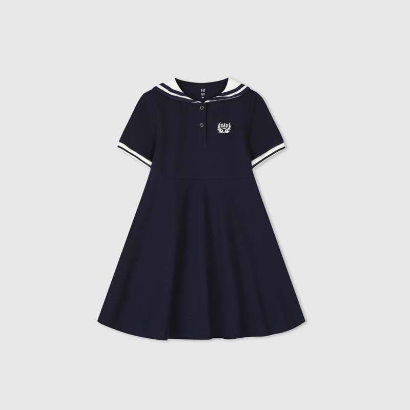 セーラー服 クラシックセーラーカラー学院風ワンピース