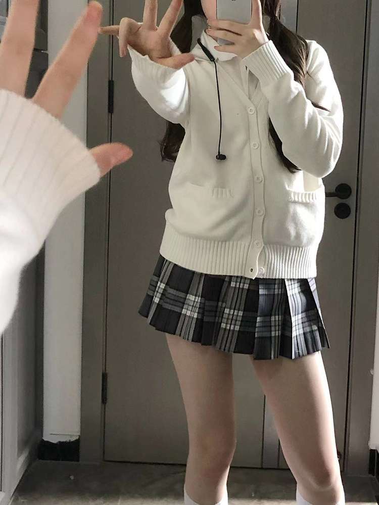 セーラー服 学生風カーディガン付き セット
