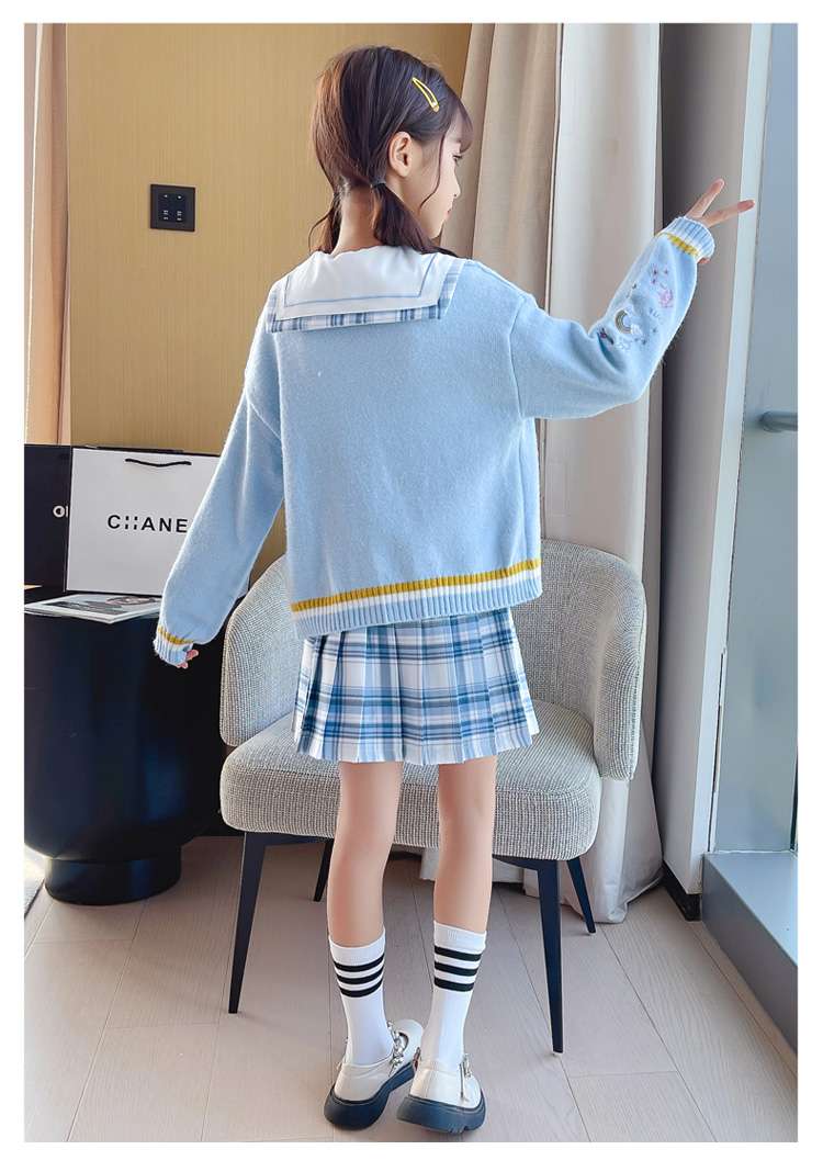 セーラー服 パステルカラー セーラー風 カーディガンセット