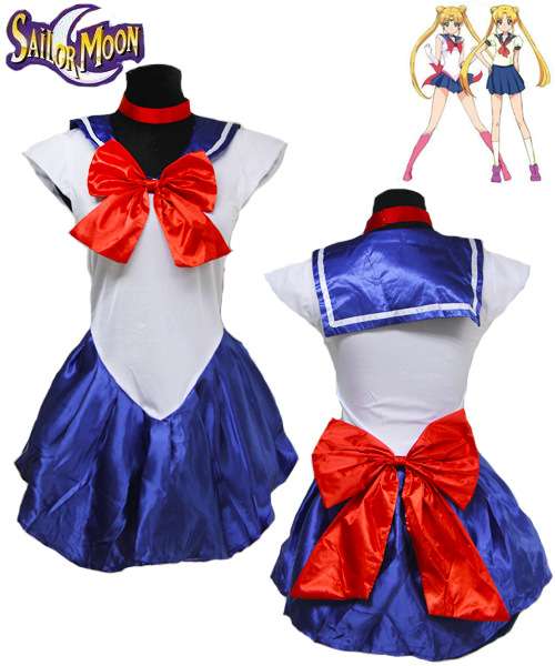 セーラー服 セーラームーン風 戦士コスプレ衣装セット